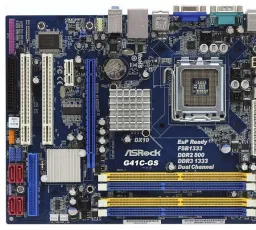 Отзыв на Материнская плата ASRock G41C-GS: хороший, старый, нормальный, простой