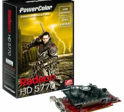 Видеокарта PowerColor Radeon HD 5770 850Mhz PCI-E 2.1 1024Mb 4800Mhz 128 bit DVI HDMI HDCP, количество отзывов: 15