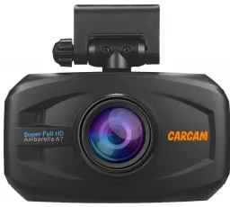 Отзыв на Видеорегистратор CARCAM Q7: хороший, положительный, сьемный, зарекомендовавшый