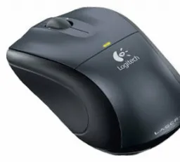 Отзыв на Мышь Logitech V450 Laser Cordless Black USB: низкий, красный, прорезиненный, крохотный