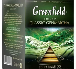 Чай зеленый Greenfield Classic Genmaicha в пирамидках, количество отзывов: 7