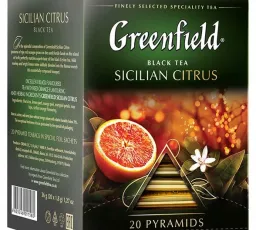 Чай черный Greenfield Sicilian Citrus в пирамидках, количество отзывов: 6