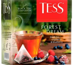 Отзыв на Чай черный Tess Forest dream в пирамидках: хороший, нормальный, вкусный от 7.4.2023 5:30 от 7.4.2023 5:30