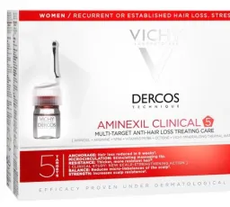 Vichy DERCOS AMINEXIL INTENSIVE 5, средство против выпадения волос для женщин, количество отзывов: 10